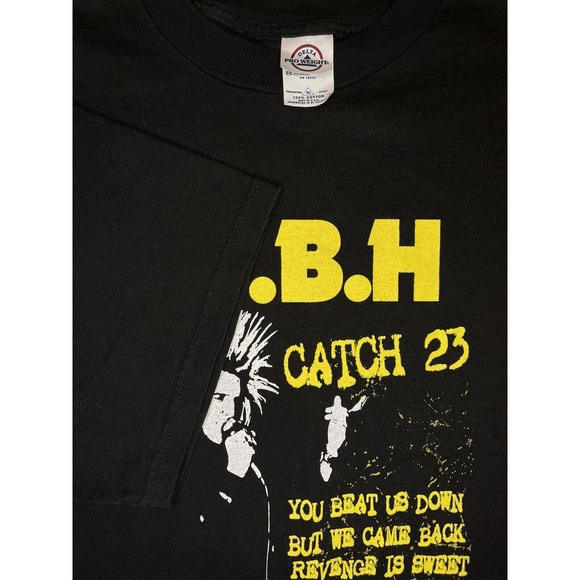 GBH charged catch 23 Vintage T shirt 2000's punk classic rare T shirt XL - Picture 2 of 3